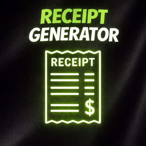 BEST RECEIPT GENERATOR